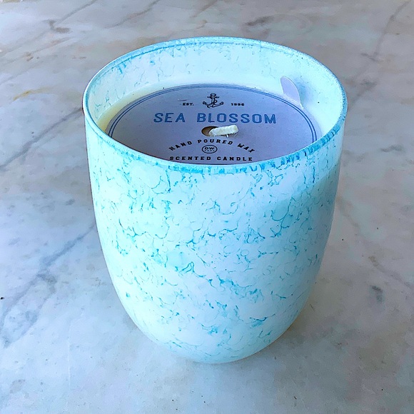 DW HOME CANDLE SEA BLOSSOM  LILLY SEA MIST NEW SOYWAX 15 oz - Picture 2 of 4